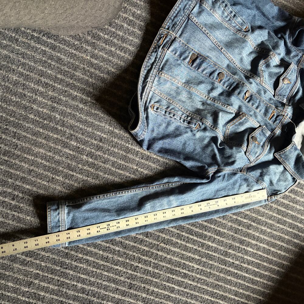 Talbots Classic Denim Jean Jacket Size XL - Picture 9 of 10